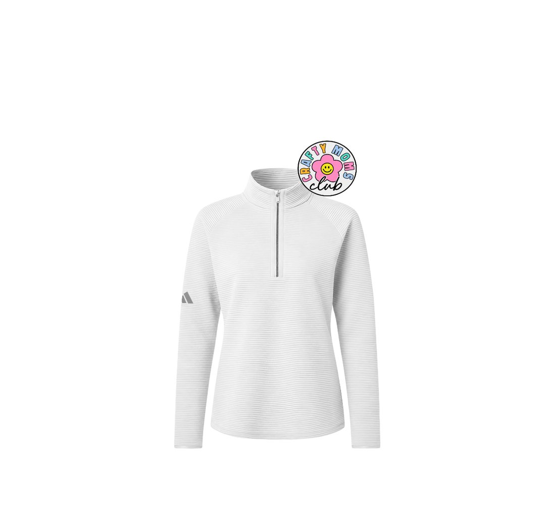 Crafty Mom's Sport Quarter-Zip front view